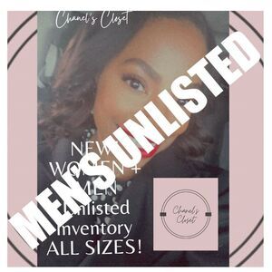 CHANEL’S CLOSET: UNLISTED MEN INVENTORY
